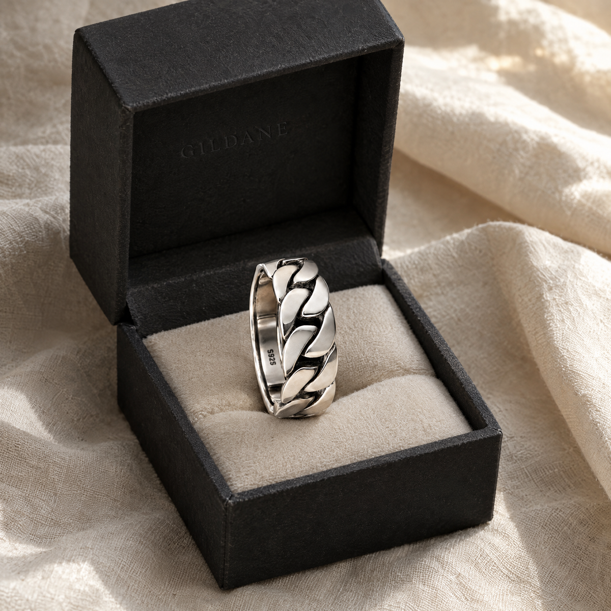 gildane-chain-link-ring-silver-06-in-box