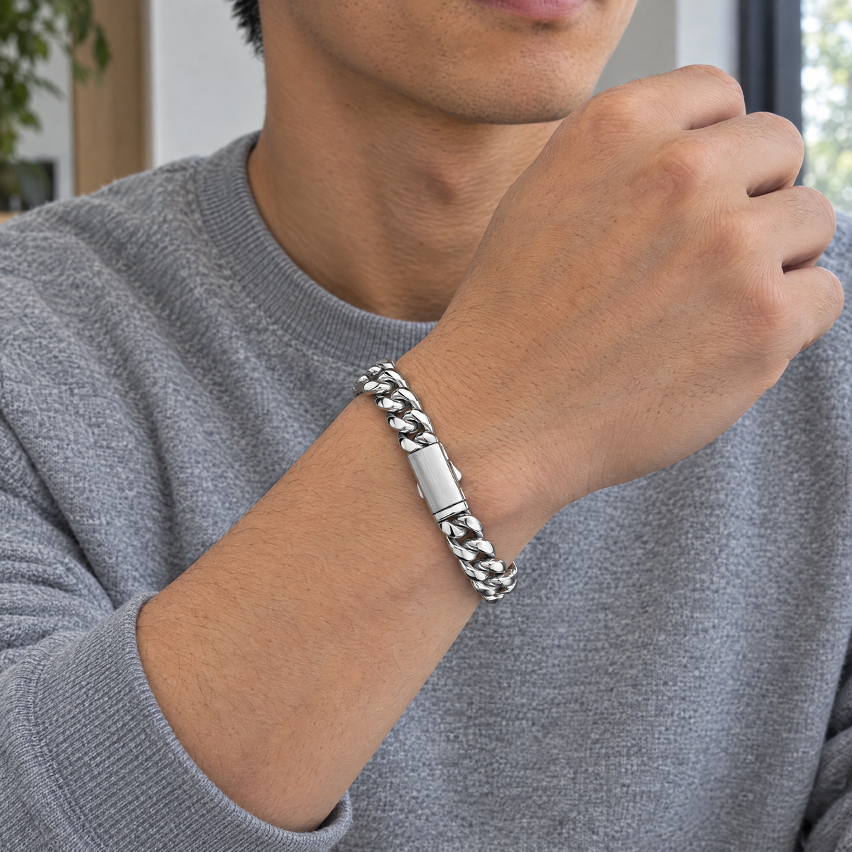 gildane-cuban-bracelet-10mm-silver-05-size