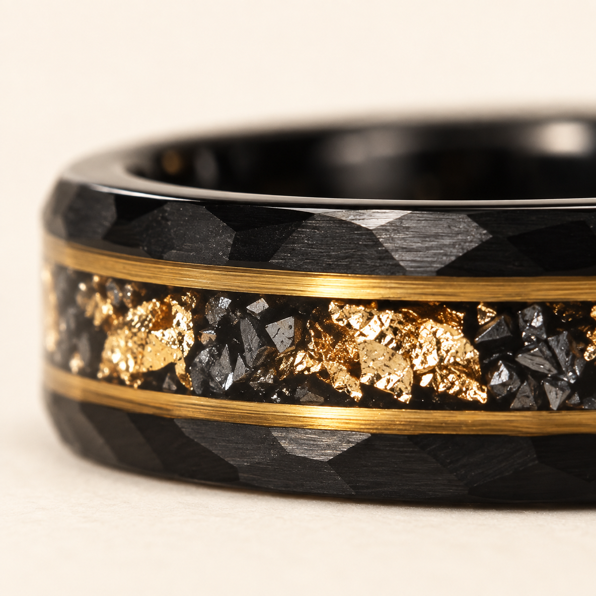 gildane-hammered-black-tungsten-meteorite-ring-black-03-macro